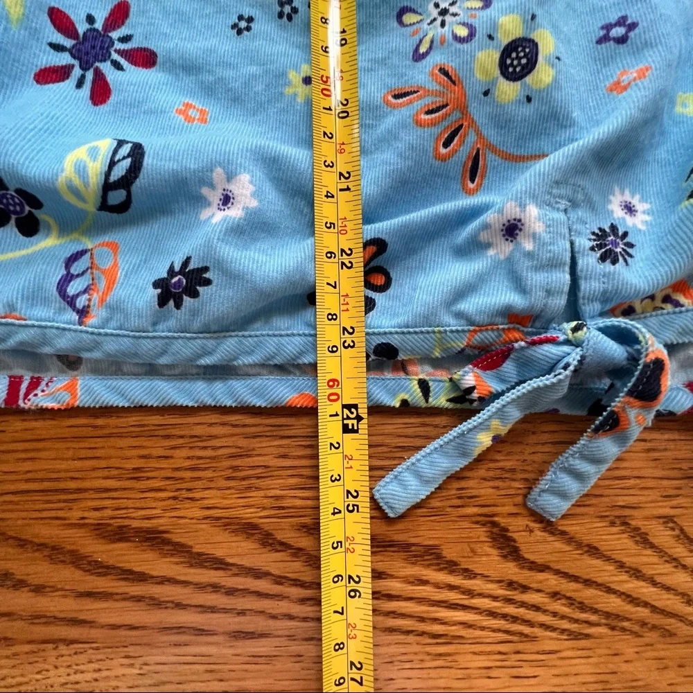 ⭐️ Vintage Hanna Anderson Corduroy Dress Near and Far sz 140 floral print